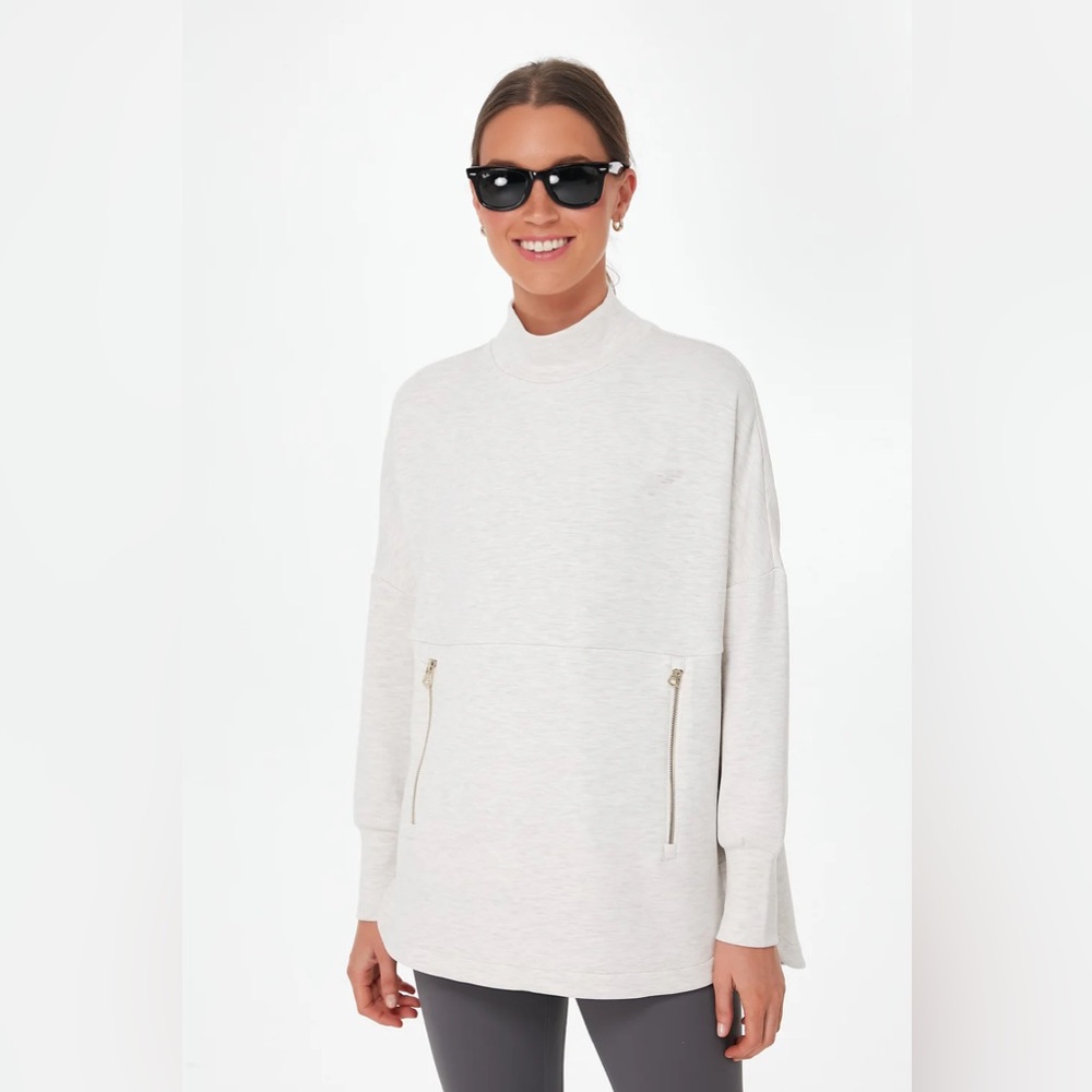 Varley Bay Sweatshirt in Ivory Marl size X-Small